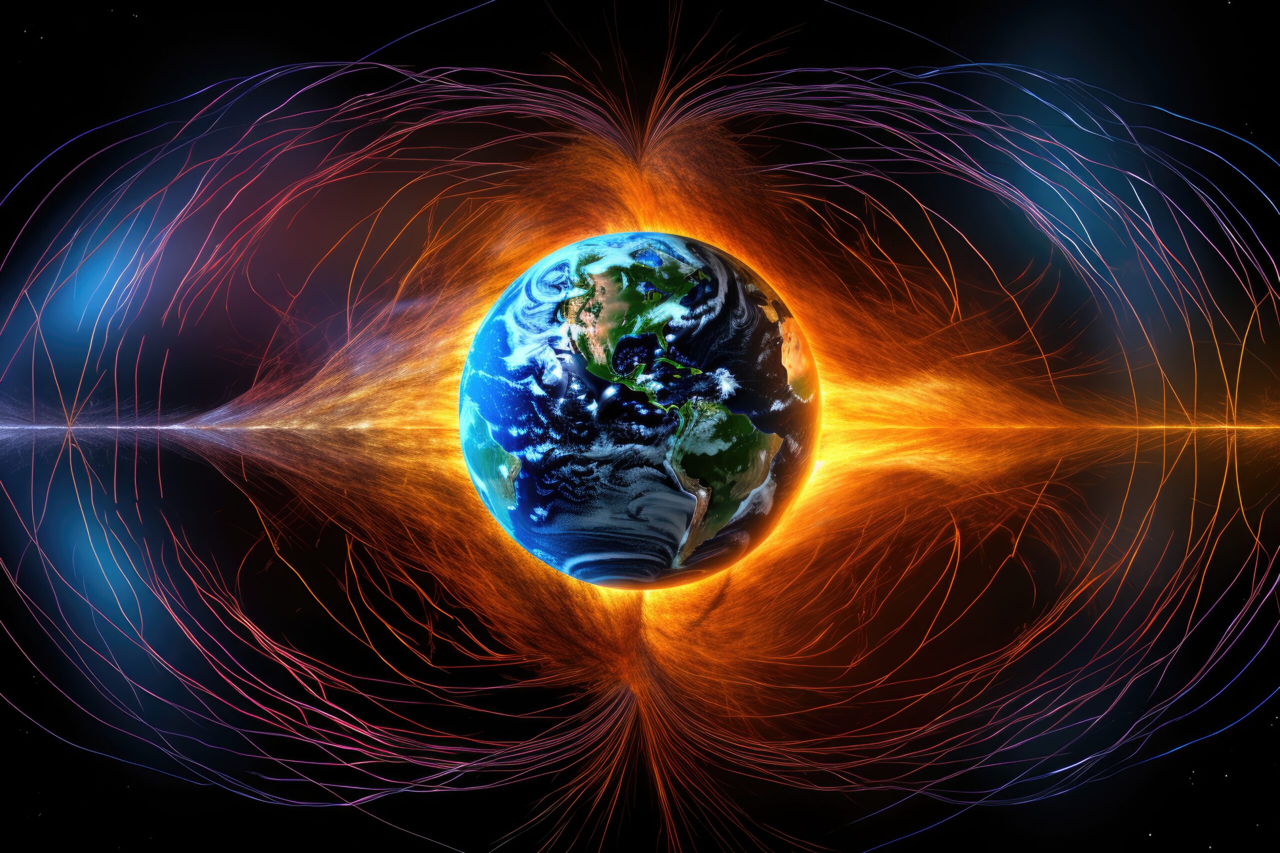 Магнитные бури начинаются там, где солнечный ветер встречает защиту Земли