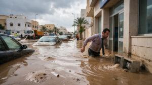 Ливни в Северной Африке: Триполи уходит под воду